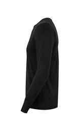 CAMISETA MANGA LARGA 150 GRS. NEGRO TALLA XXL miniatura